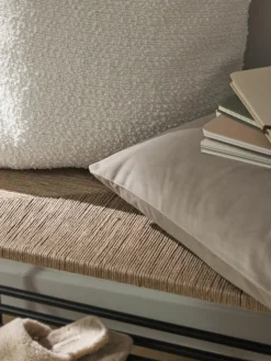 Bouclé-Kissenhüllen Bellamie, 2 Stück