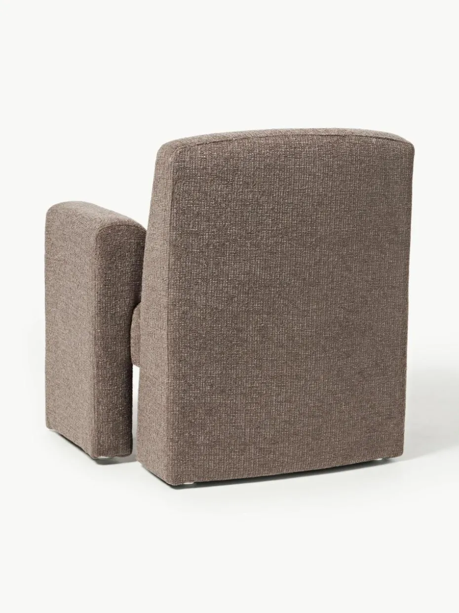 Bouclé-Loungesessel Aven