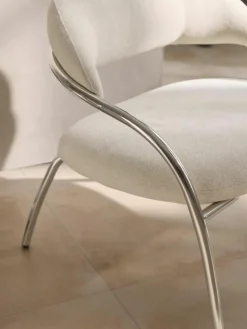 Bouclé-Loungesessel Dodo