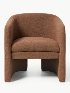 Bouclé-Loungesessel Mairo