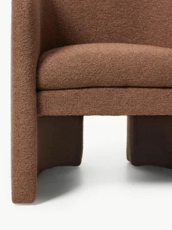 Bouclé-Loungesessel Mairo
