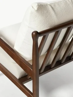 Bouclé-Loungesessel Mikkel