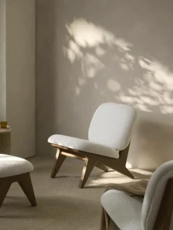 Bouclé-Loungesessel Shenay