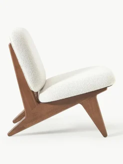 Bouclé-Loungesessel Shenay