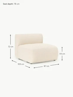 Bouclé-Mittelmodul Sofia