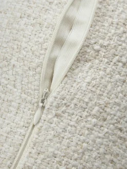 Bouclé-Nackenrolle Aya mit Kederumrandung