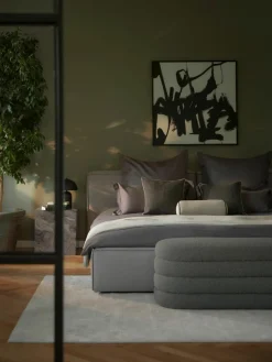 Bouclé-Polsterbank Alto