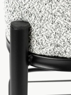 Bouclé-Polsterbank Milou mit Ablage