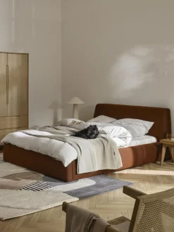 Bouclé-Polsterbett Cloud