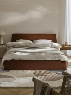 Bouclé-Polsterbett Cloud