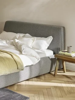 Bouclé-Polsterbett Cloud
