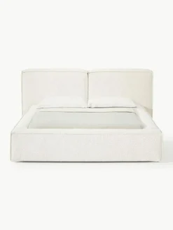 Bouclé-Polsterbett Lennon