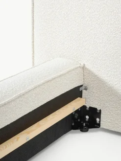 Bouclé-Polsterbett Lennon