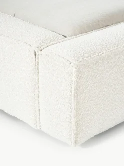 Bouclé-Polsterbett Lennon mit Stauraum