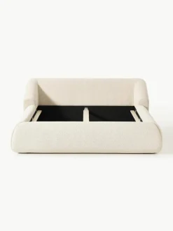 Bouclé-Polsterbett Sofia