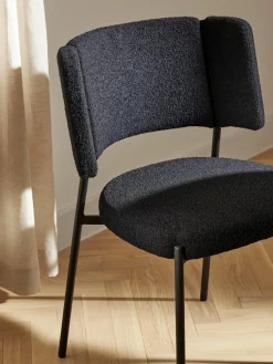 Bouclé-Polsterstühle Samantha, 2 Stück