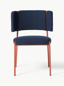 Bouclé-Polsterstühle Samantha, 2 Stück