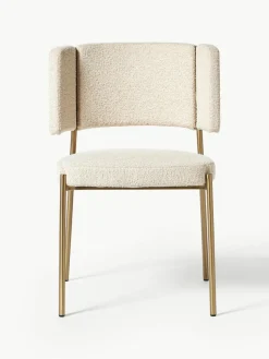 Bouclé-Polsterstühle Samantha, 2 Stück