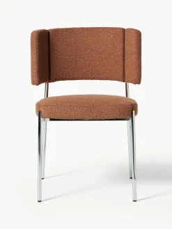 Bouclé-Polsterstühle Samantha, 2 Stück