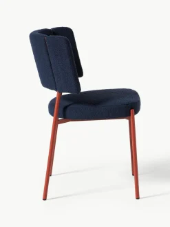 Bouclé-Polsterstühle Samantha, 2 Stück