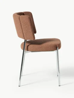 Bouclé-Polsterstühle Samantha, 2 Stück