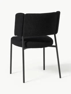 Bouclé-Polsterstühle Samantha, 2 Stück