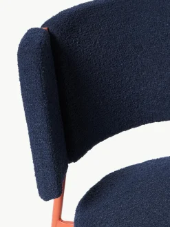 Bouclé-Polsterstühle Samantha, 2 Stück