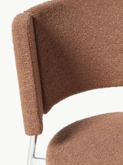 Bouclé-Polsterstühle Samantha, 2 Stück