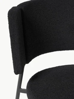 Bouclé-Polsterstühle Samantha, 2 Stück