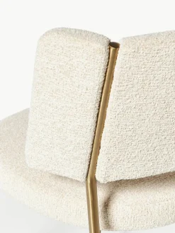 Bouclé-Polsterstühle Samantha, 2 Stück