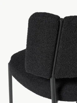 Bouclé-Polsterstühle Samantha, 2 Stück