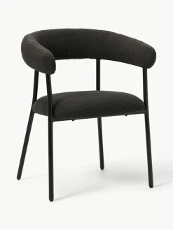 Bouclé-Polsterstühle Thiago, 2 Stück