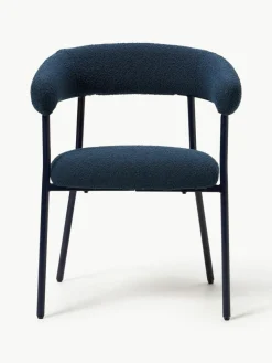 Bouclé-Polsterstühle Thiago, 2 Stück