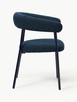 Bouclé-Polsterstühle Thiago, 2 Stück