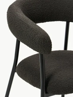 Bouclé-Polsterstühle Thiago, 2 Stück