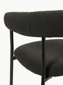 Bouclé-Polsterstühle Thiago, 2 Stück