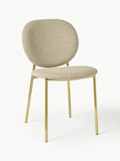 Bouclé-Polsterstühle Ulrica, 2 Stück