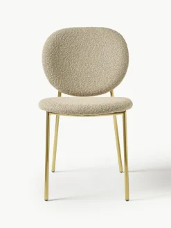 Bouclé-Polsterstühle Ulrica, 2 Stück