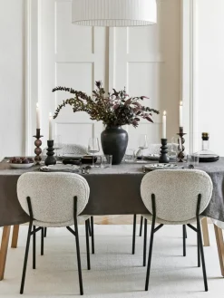 Bouclé-Polsterstühle Ulrica, 2 Stück