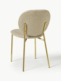 Bouclé-Polsterstühle Ulrica, 2 Stück