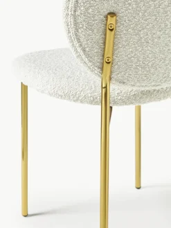 Bouclé-Polsterstühle Ulrica, 2 Stück