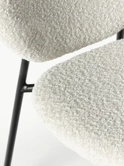 Bouclé-Polsterstühle Ulrica, 2 Stück