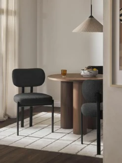 Bouclé-Polsterstuhl Adrien