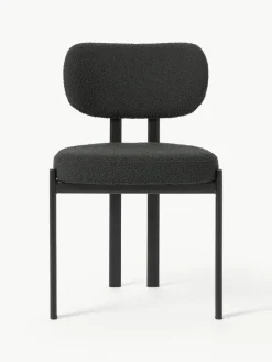 Bouclé-Polsterstuhl Adrien