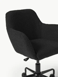 Bouclé-Schreibtischstuhl Lucie