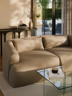 Bouclé-Sofa-Kissen Sofia