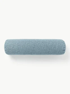 Bouclé-Sofa-Nackenrolle Sofia