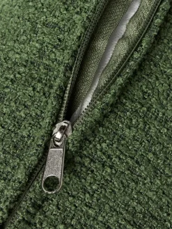 Bouclé-Sofa-Nackenrolle Sofia