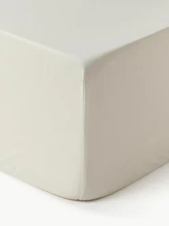 Boxspring-Spannbettlaken Elsie, Baumwollperkal