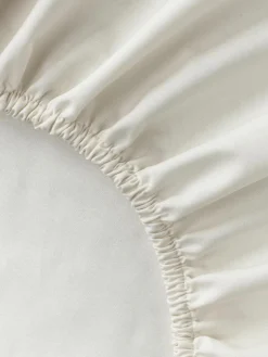 Boxspring-Spannbettlaken Elsie, Baumwollperkal